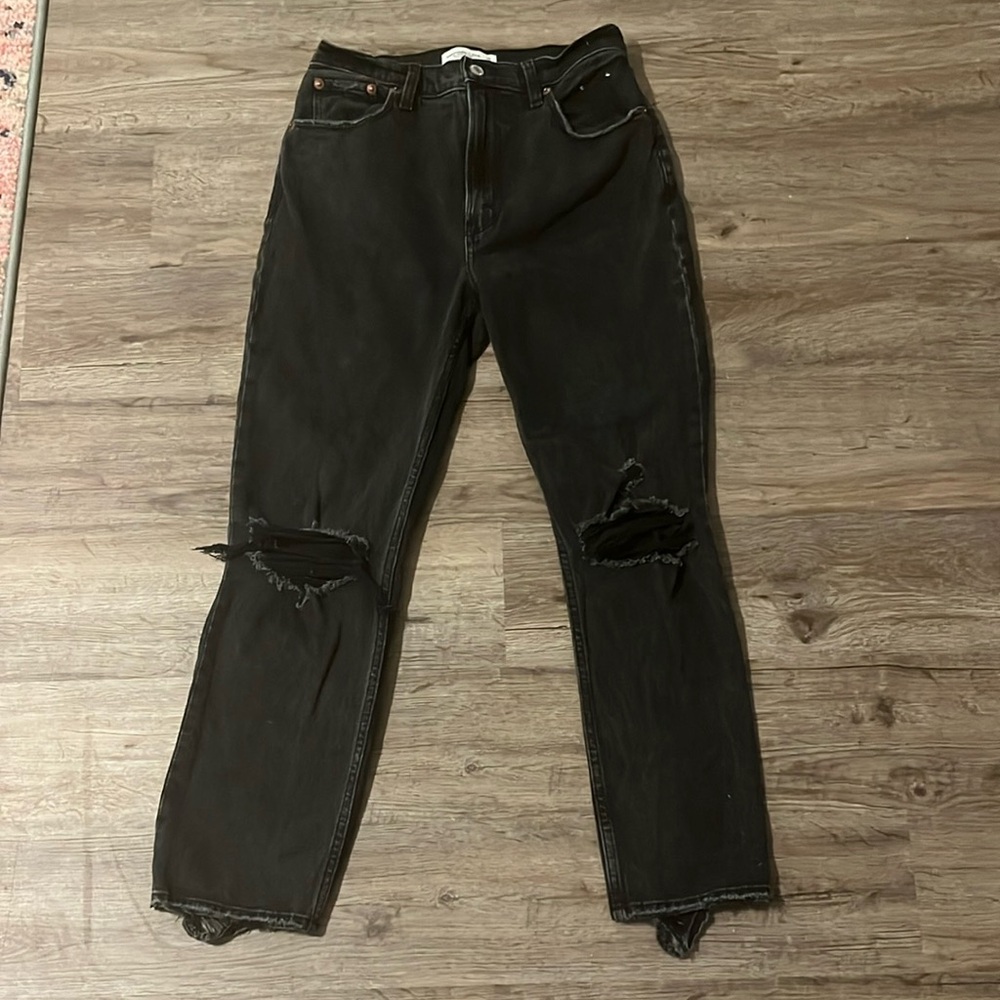 Abercrombie & Fitch Ultra High Rise Ankle Straight